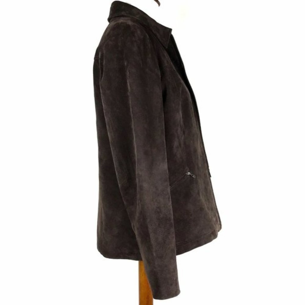 Pendleton Washable Leather Full Zip Jacket Brown - image 6